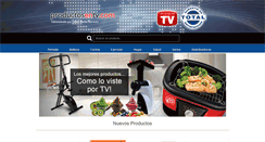 Desktop Screenshot of productosentv.com
